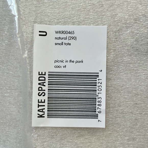 Kate Spade Picnic in the Park Small Tote NWT - Picture 6 of 9